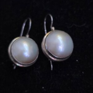 Classic White Pearl Drop Earrings - Unbranded